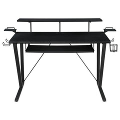 Wedalia Black Gaming Desk - MyWaynesHome #