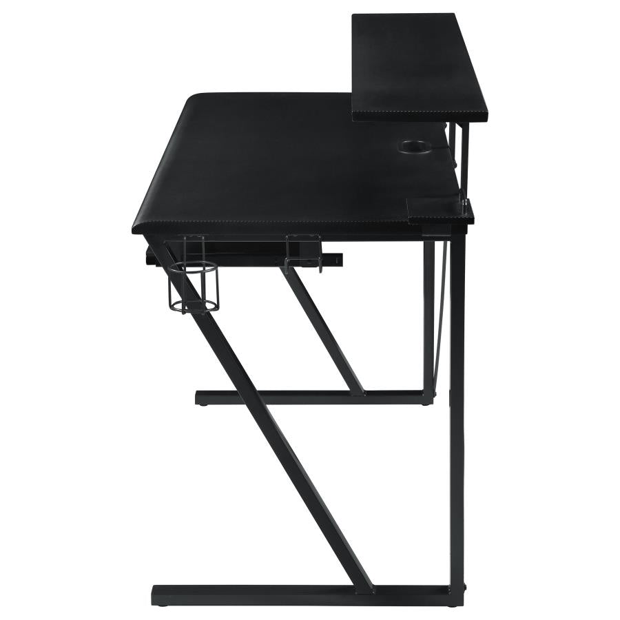 Wedalia Black Gaming Desk - MyWaynesHome #