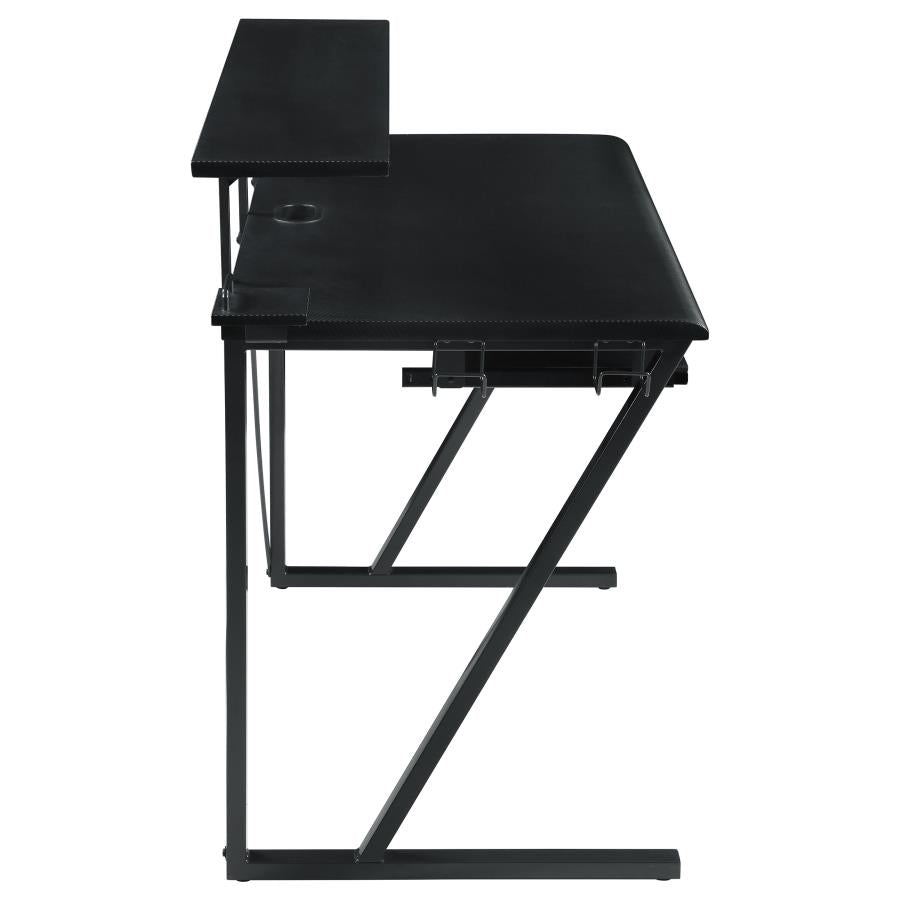 Wedalia Black Gaming Desk - MyWaynesHome #