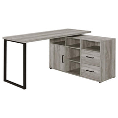 Hertford Grey L-shape Desk - MyWaynesHome #