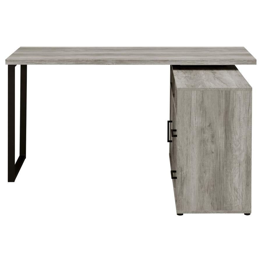 Hertford Grey L-shape Desk - MyWaynesHome #