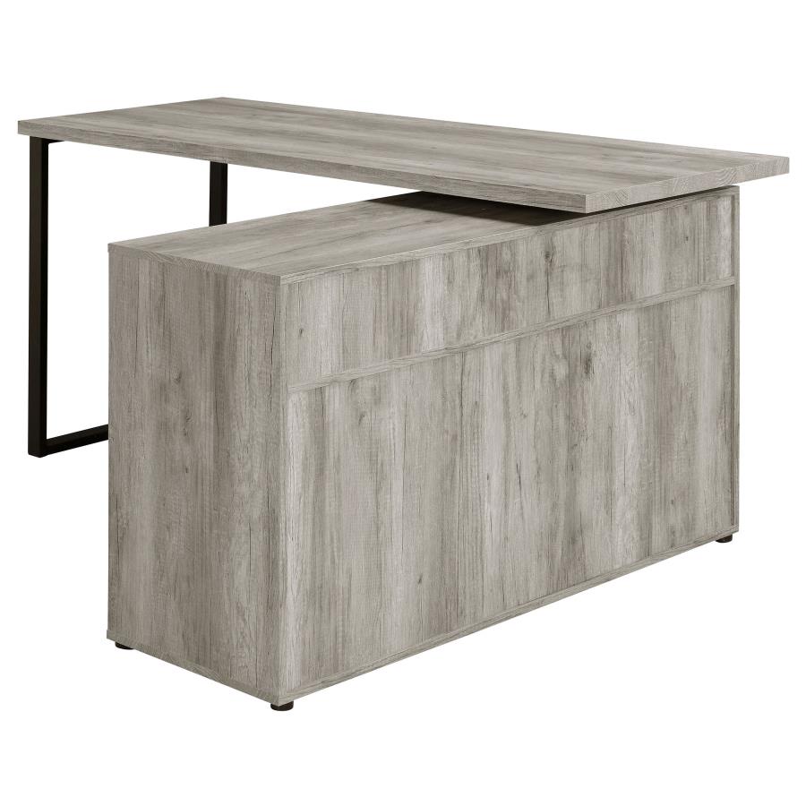Hertford Grey L-shape Desk - MyWaynesHome #