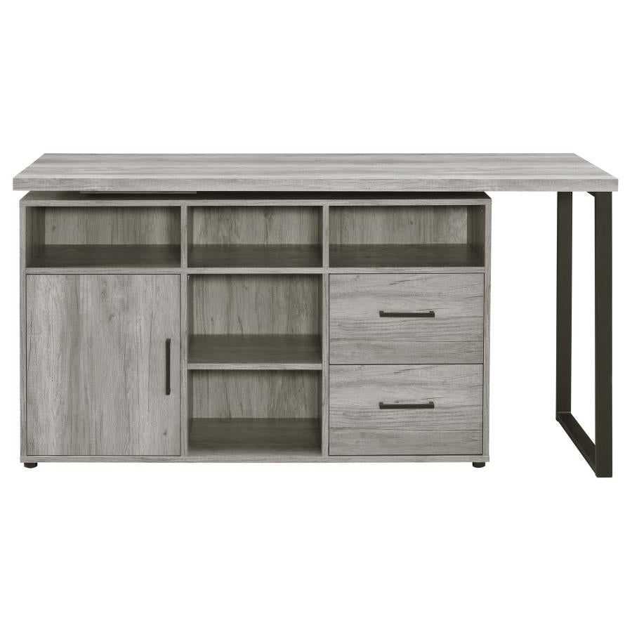 Hertford Grey L-shape Desk - MyWaynesHome #