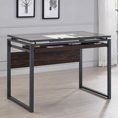 Pantano Grey Drafting Desk - MyWaynesHome #