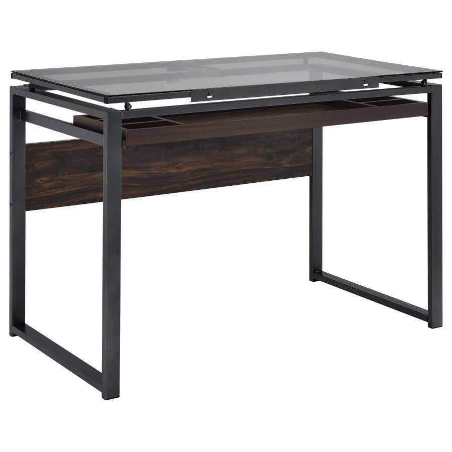 Pantano Grey Drafting Desk - MyWaynesHome #