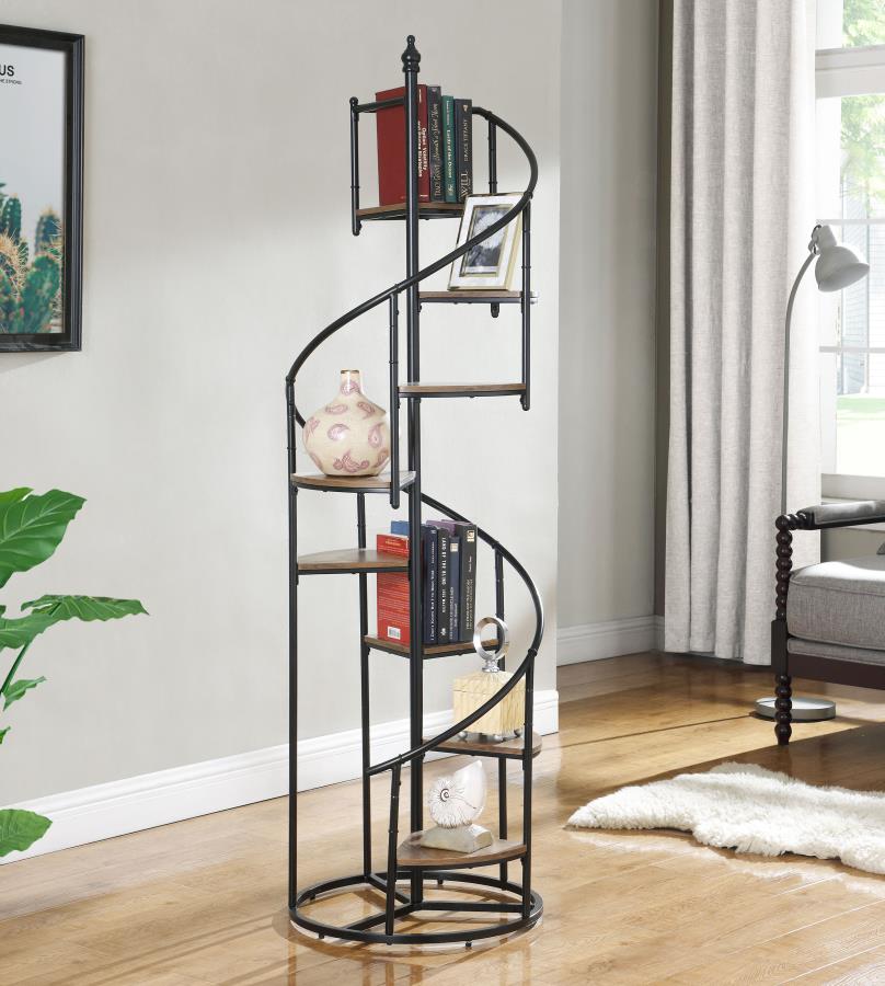 Roseglen Brown Bookcase - MyWaynesHome #