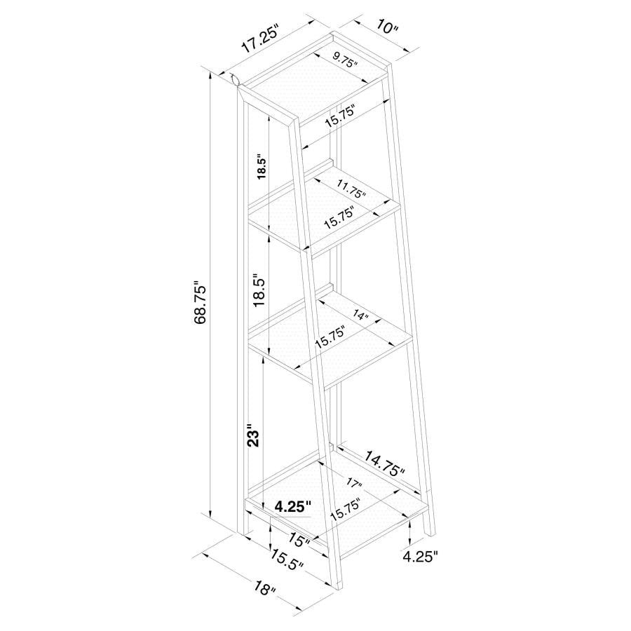 Pinckard Grey Bookcase - MyWaynesHome #