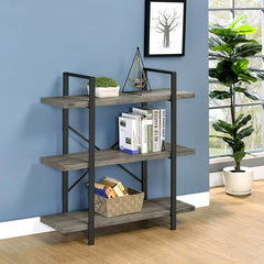 Cole Grey Bookcase - MyWaynesHome #