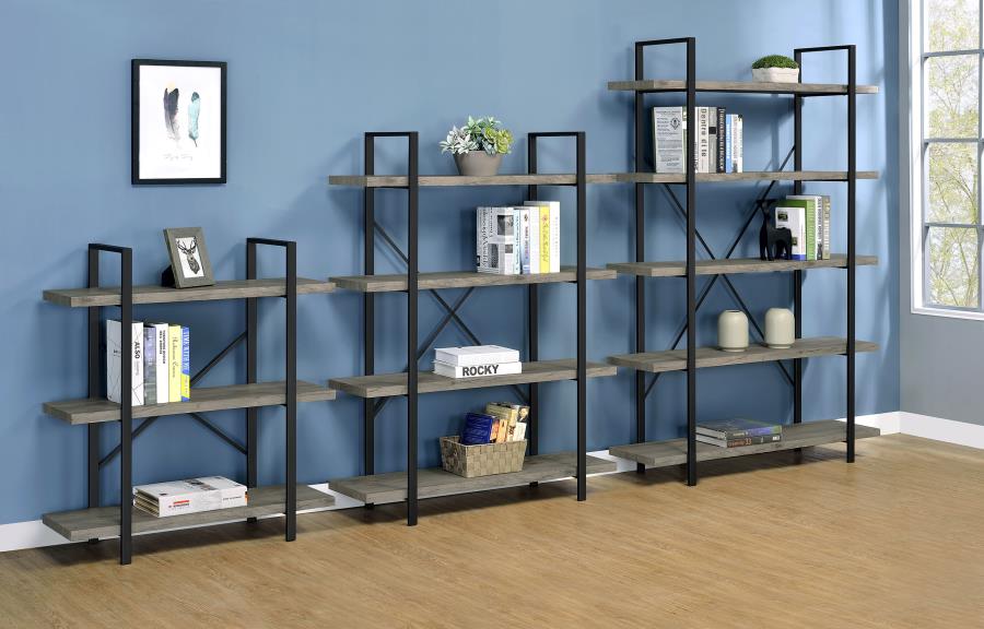 Cole Grey Bookcase - MyWaynesHome #