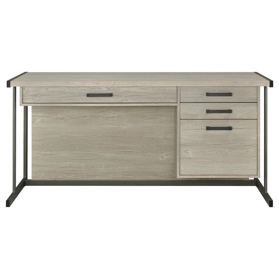 Loomis Grey Computer Desk - MyWaynesHome #