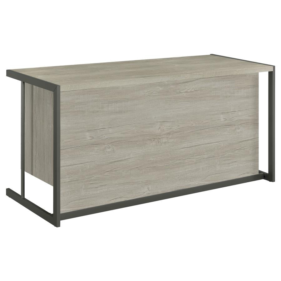 Loomis Grey Computer Desk - MyWaynesHome #