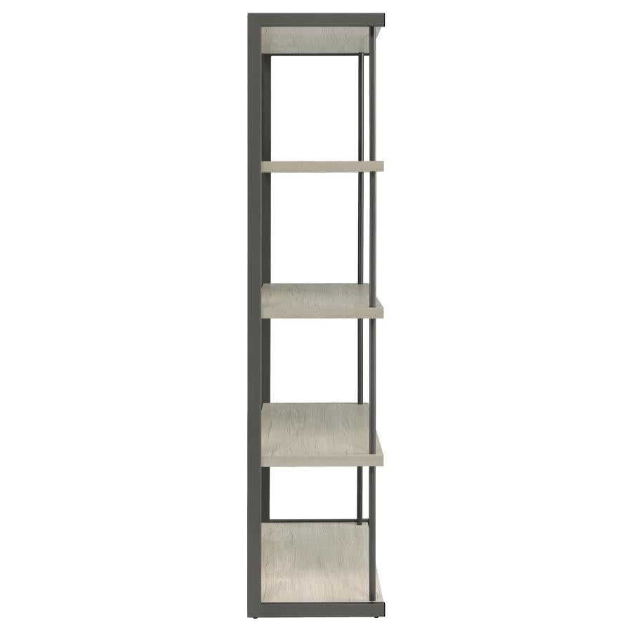Loomis Grey Bookcase - MyWaynesHome #