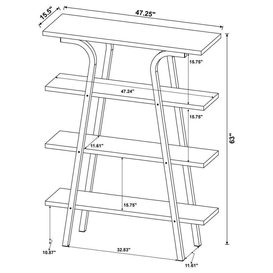 Tatum Grey Bookcase - MyWaynesHome #