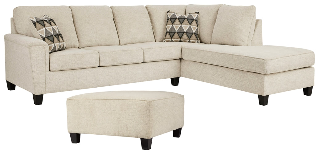 Abinger 2-Piece Sectional with Ottoman - MyWaynesHome #