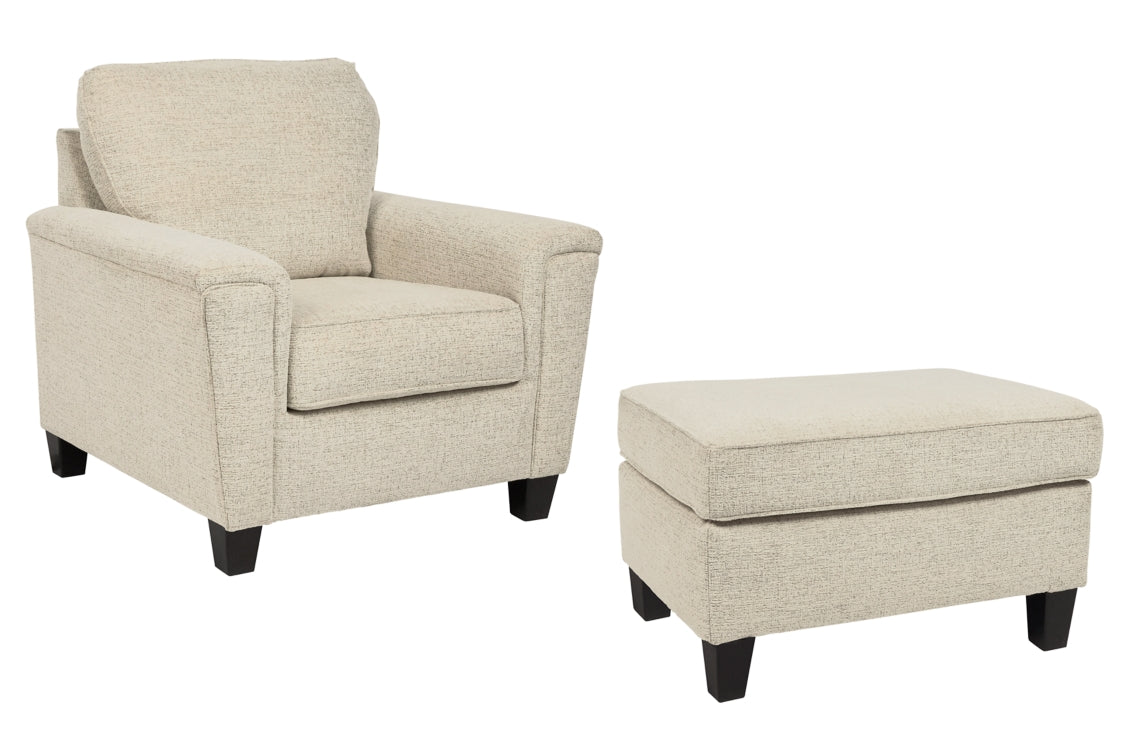 Abinger Chair and Ottoman - MyWaynesHome #