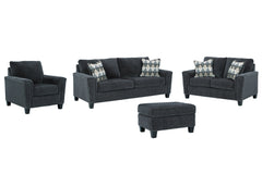 Abinger Sofa, Loveseat, Chair and Ottoman - MyWaynesHome #