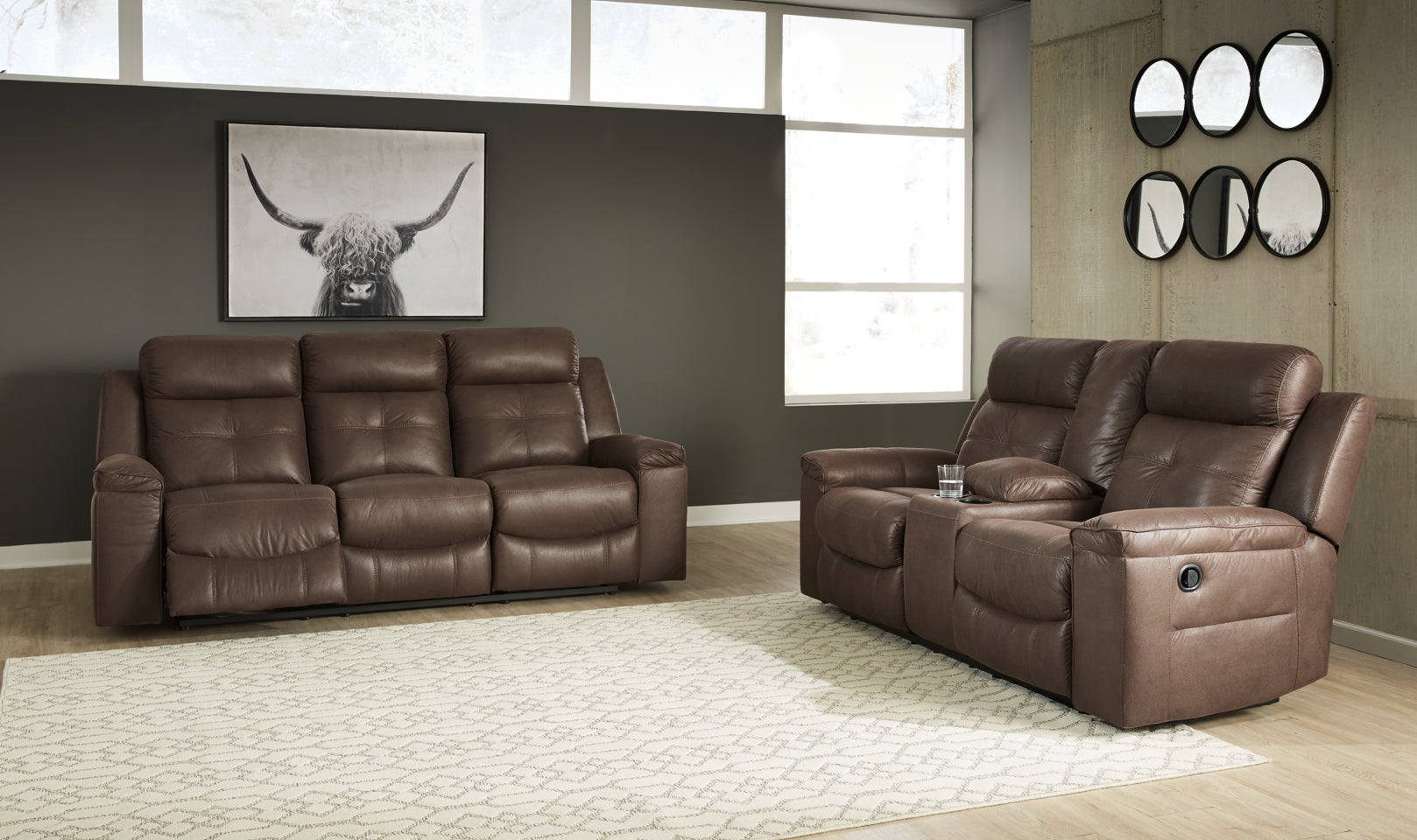 Jesolo Power Reclining Sofa and Loveseat - MyWaynesHome #