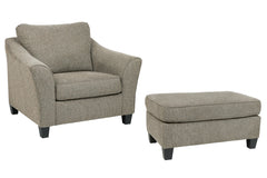 Barnesley Chair and Ottoman - MyWaynesHome #