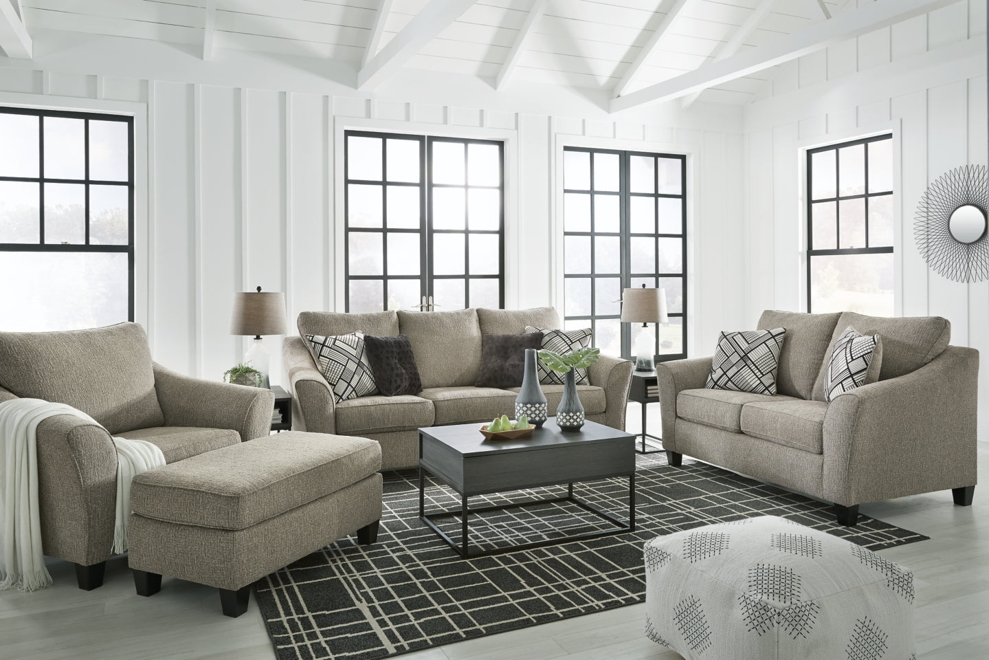 Barnesley Sofa, Loveseat, Chair and Ottoman - MyWaynesHome #