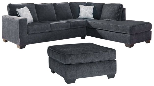 Altari 2-Piece Sleeper Sectional with Ottoman - MyWaynesHome #