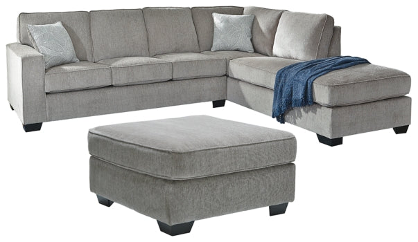 Altari 2-Piece Sleeper Sectional with Ottoman - MyWaynesHome #