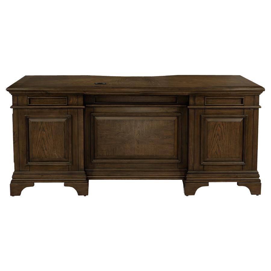 Hartshill Brown Executive Desk - MyWaynesHome #