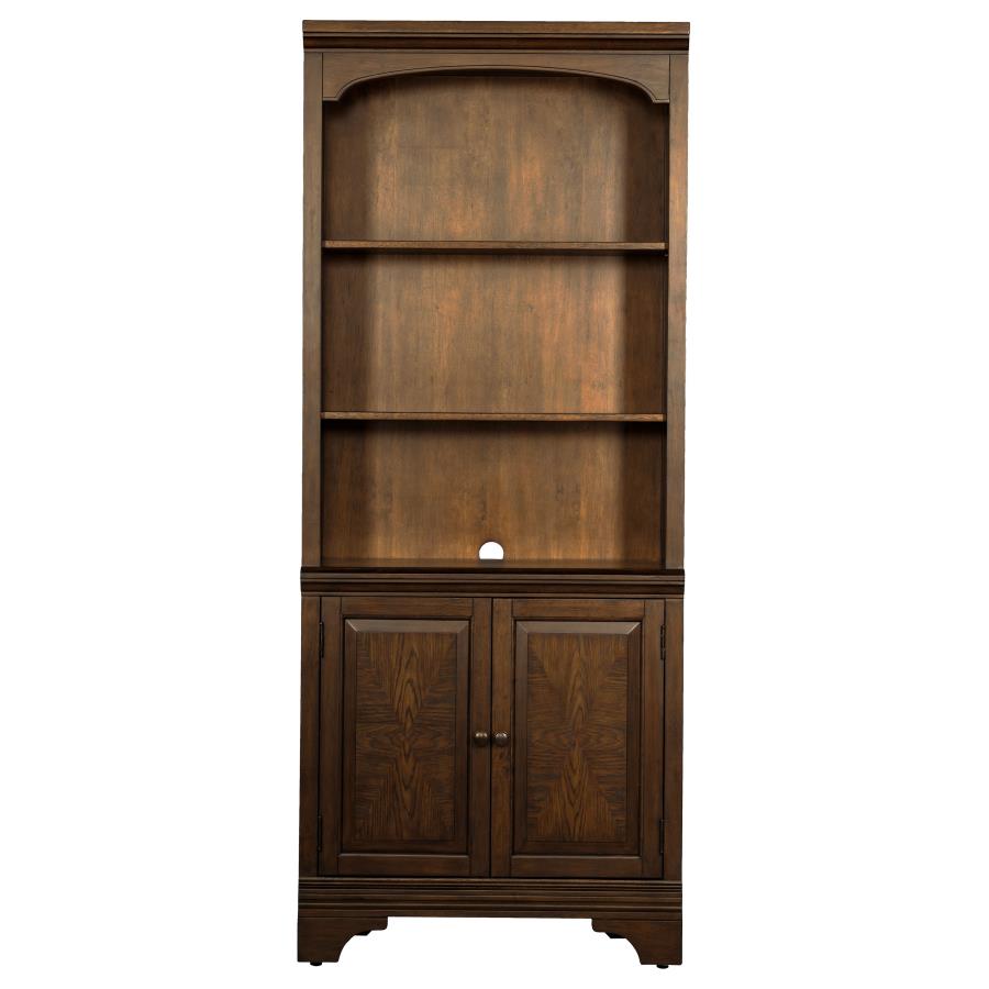 Hartshill Brown Cabinet Bookcase - MyWaynesHome #