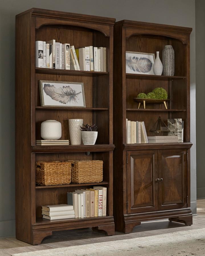 Hartshill Brown Cabinet Bookcase - MyWaynesHome #
