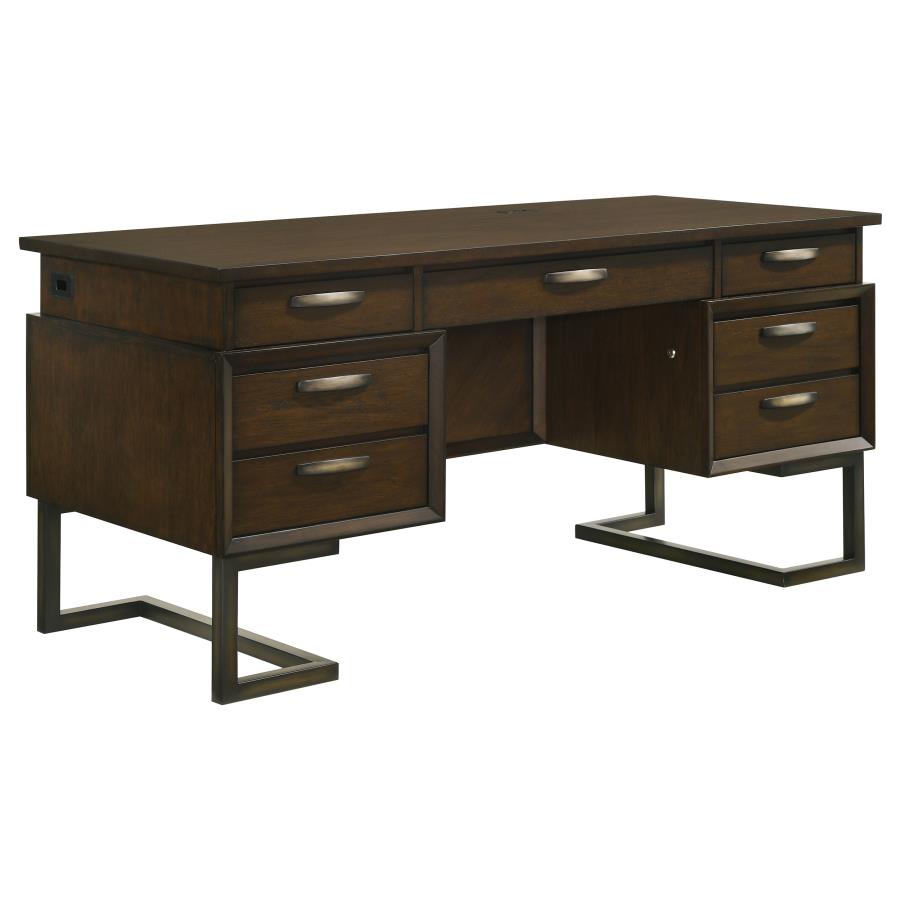 Marshall Brown Executive Desk - MyWaynesHome #