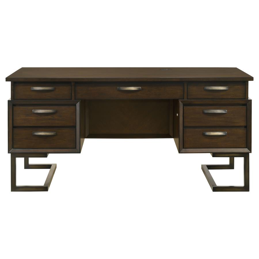 Marshall Brown Executive Desk - MyWaynesHome #