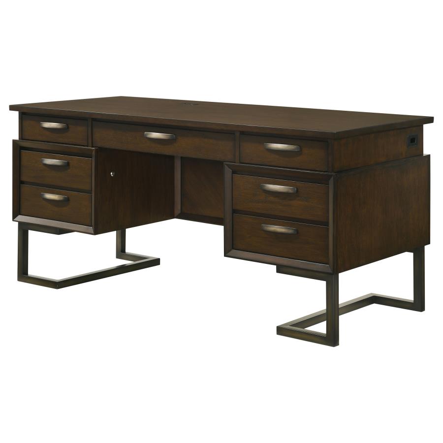 Marshall Brown Executive Desk - MyWaynesHome #