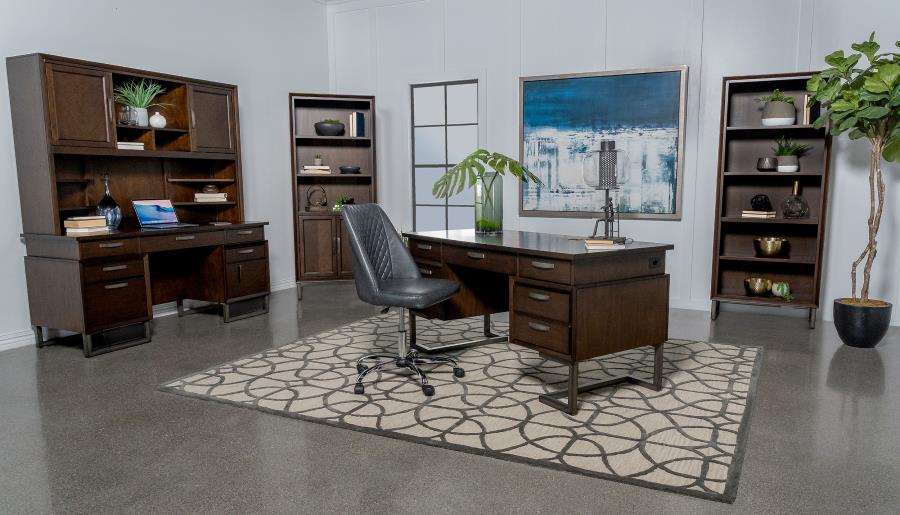 Marshall Brown Bookcase - MyWaynesHome #