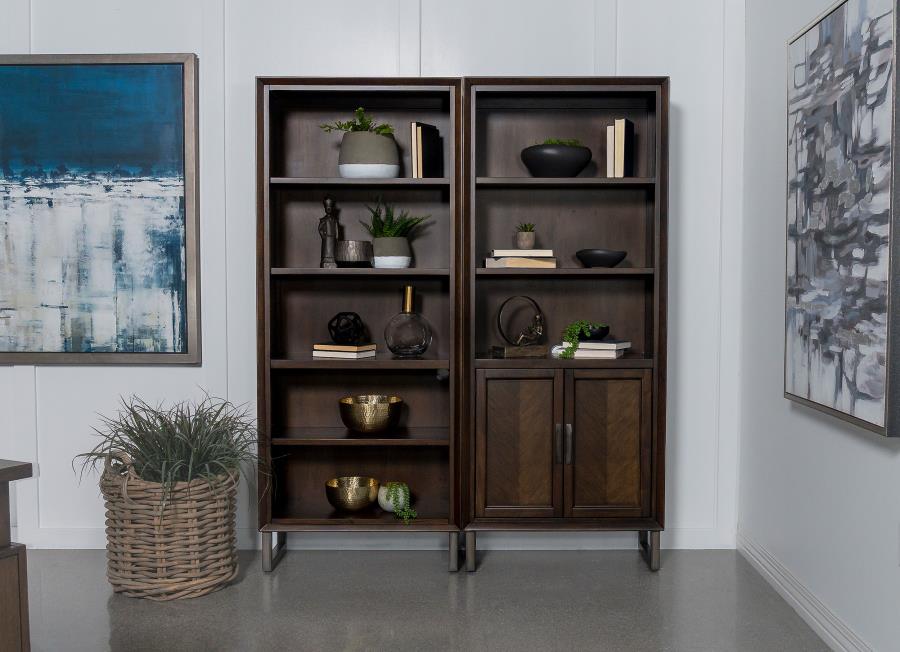 Marshall Brown Cabinet Bookcase - MyWaynesHome #