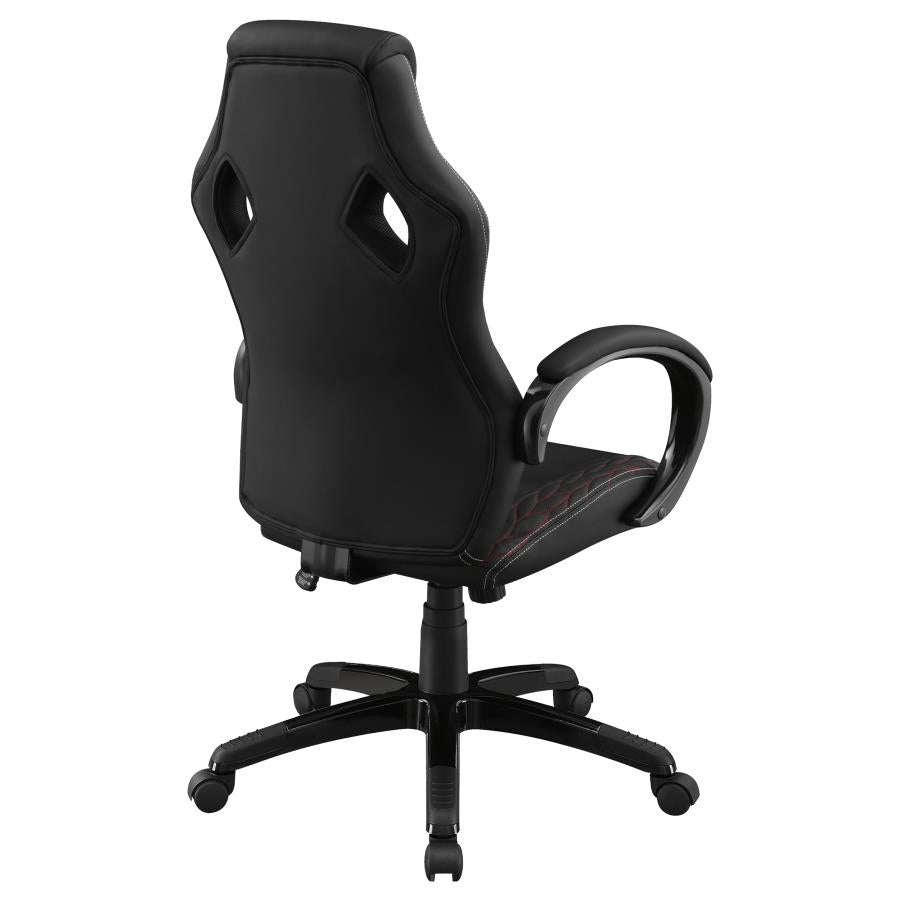 Carlos Black Office Chair - MyWaynesHome #