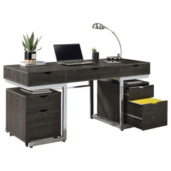 Noorvik Brown 3 Pc Desk Set - MyWaynesHome #