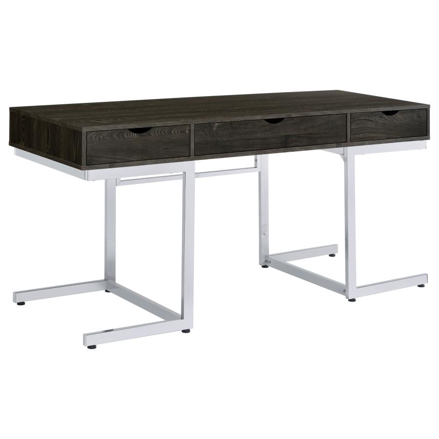 Noorvik Brown 3 Pc Desk Set - MyWaynesHome #