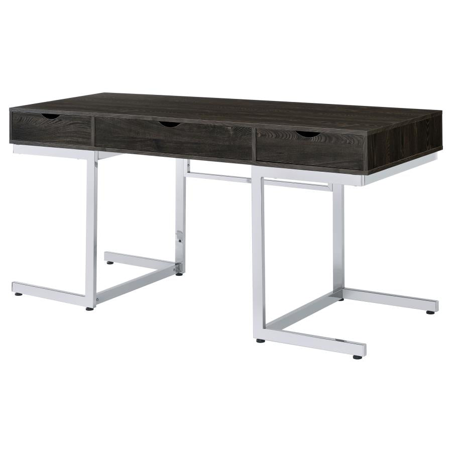 Noorvik Brown 3 Pc Desk Set - MyWaynesHome #