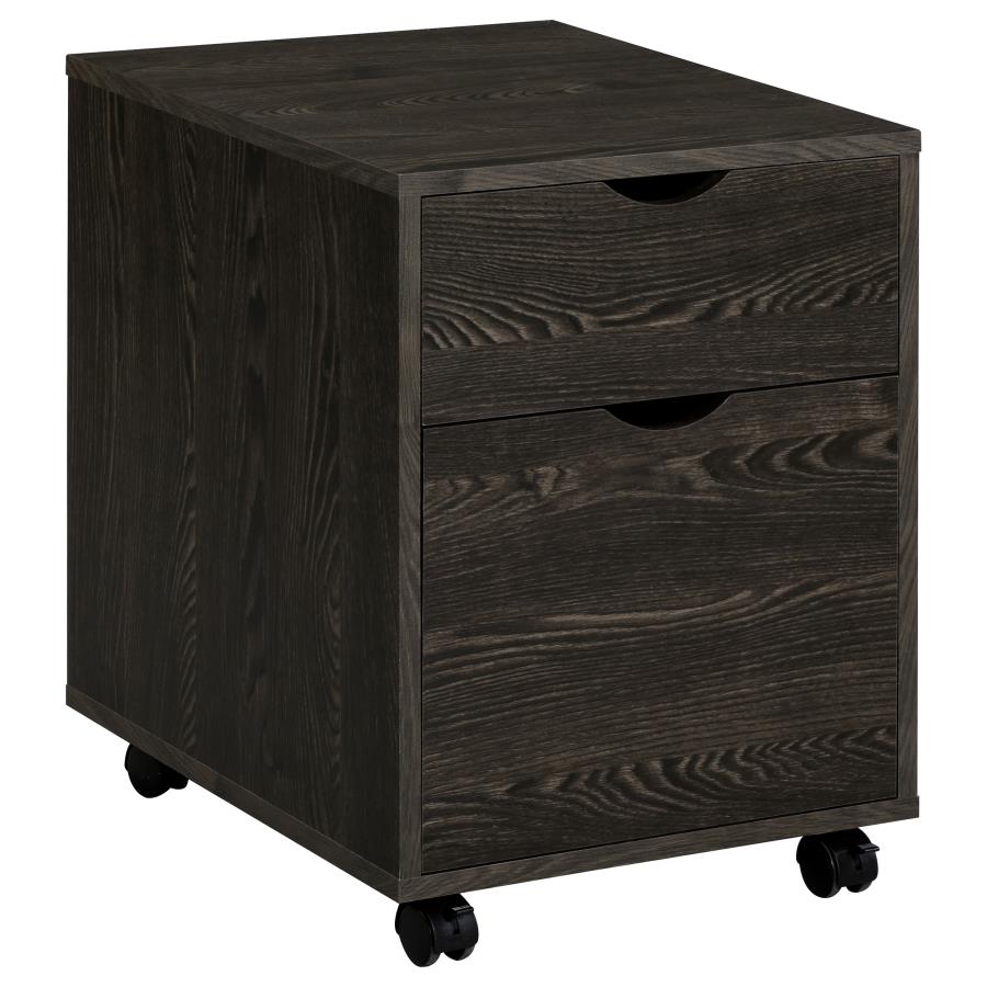 Noorvik Brown 3 Pc Desk Set - MyWaynesHome #
