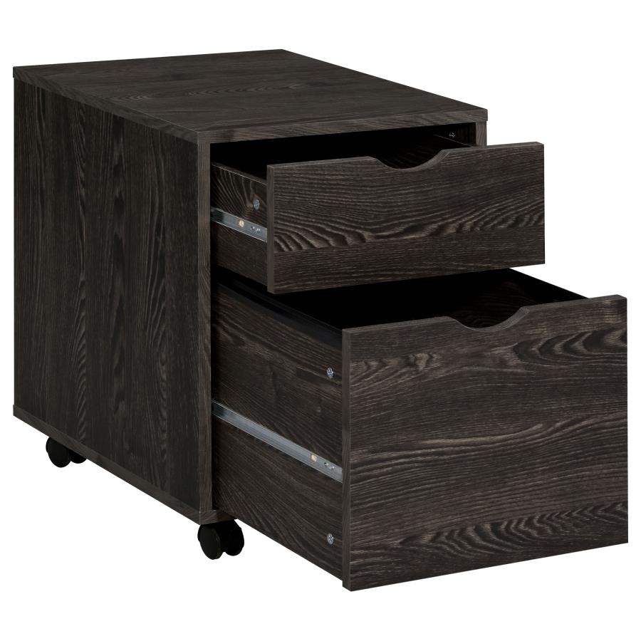 Noorvik Brown 3 Pc Desk Set - MyWaynesHome #