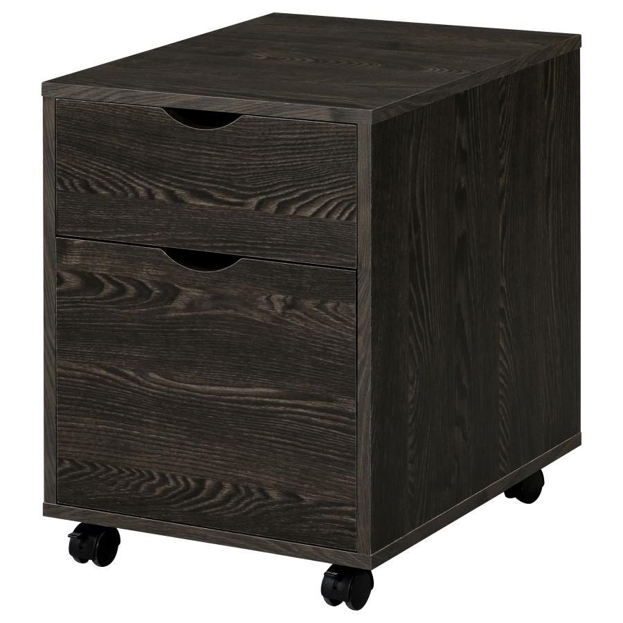 Noorvik Brown 3 Pc Desk Set - MyWaynesHome #