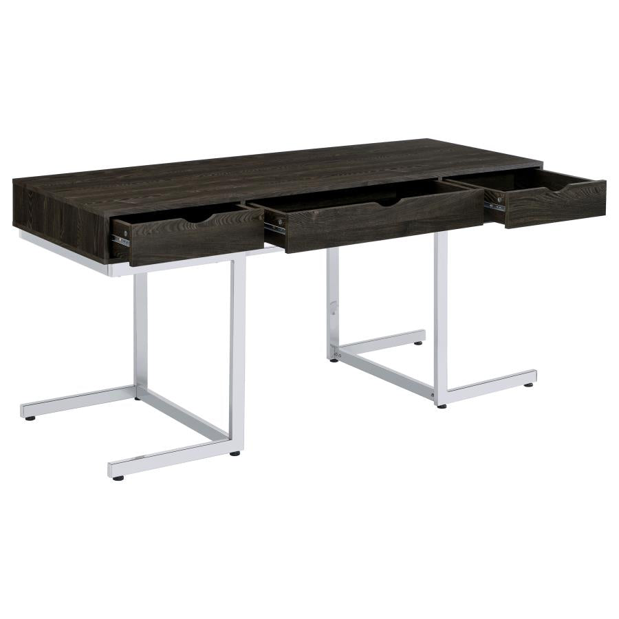 Noorvik Brown Writing Desk - MyWaynesHome #