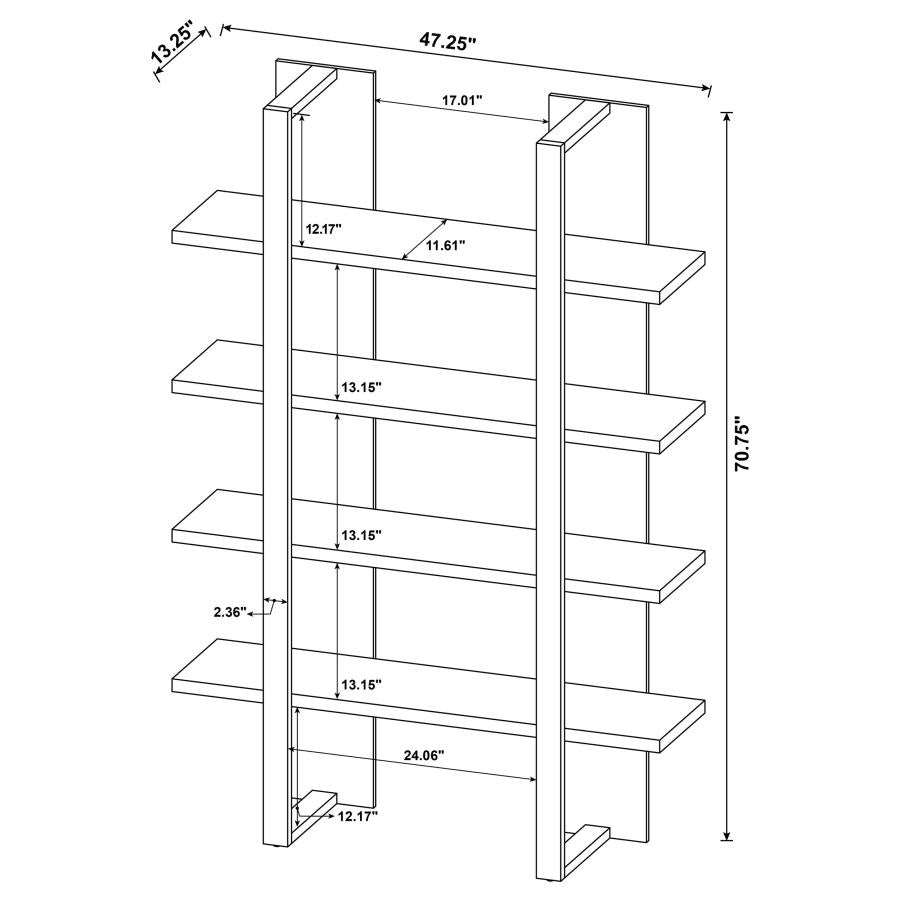 Danbrook Black Bookcase - MyWaynesHome #