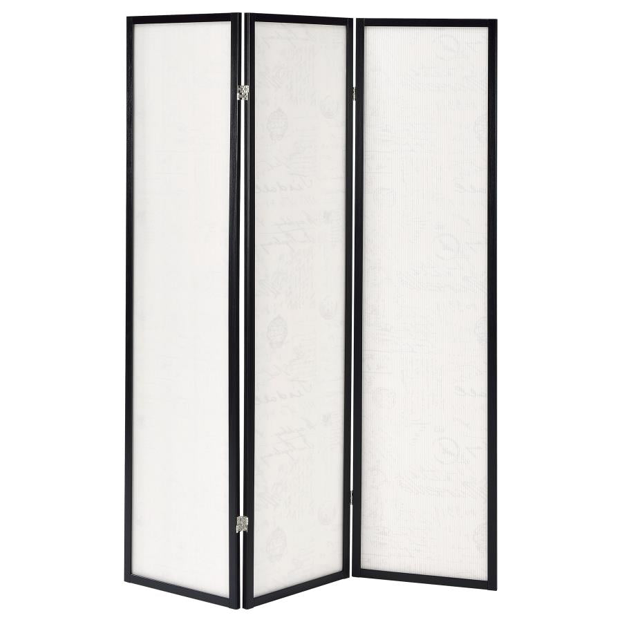 Felice Beige 3 Panel Room Divider - MyWaynesHome #