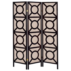 Vulcan Brown 3 Panel Room Divider - MyWaynesHome #