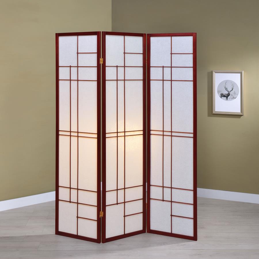 Katerina Brown 3 Panel Room Divider - MyWaynesHome #