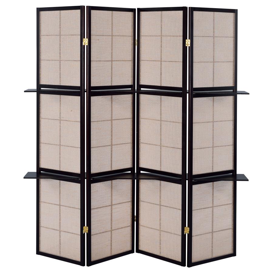 Iggy Brown 4 Panel Room Divider - MyWaynesHome #