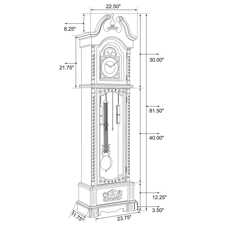 Cedric Brown Grandfather Clock - MyWaynesHome #