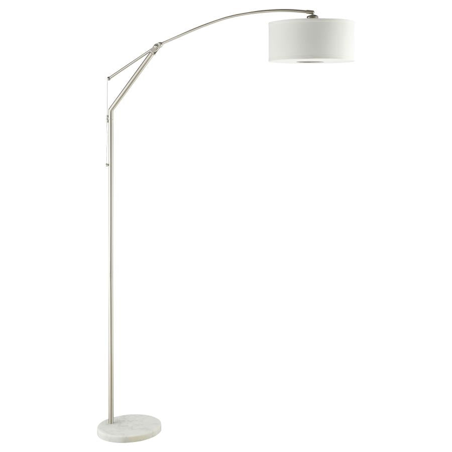 Moniz Silver Floor Lamp - MyWaynesHome #