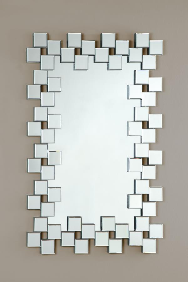 Pamela Silver Wall Mirror - MyWaynesHome #