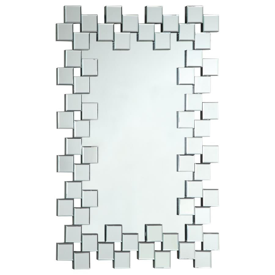 Pamela Silver Wall Mirror - MyWaynesHome #